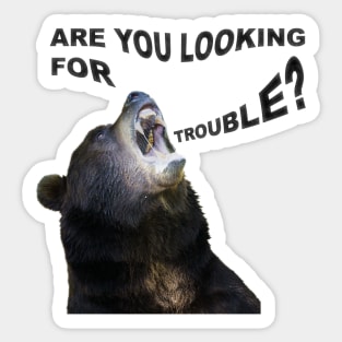 Trouble Sticker